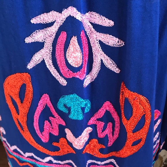 Embroidered off the shoulder dress - Picture 5 of 6